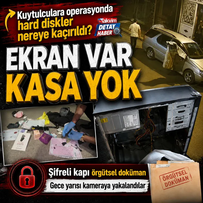 Alparslan Kuytul soruşturmasında bilgisayar kasaları ve hard disklerin kaçırıldığı tespit edildi! Gece yarısı operasyon kamerada