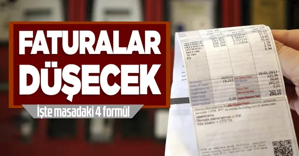 Elektrik faturalarının indirilmesi için konuşulan 4 formül!