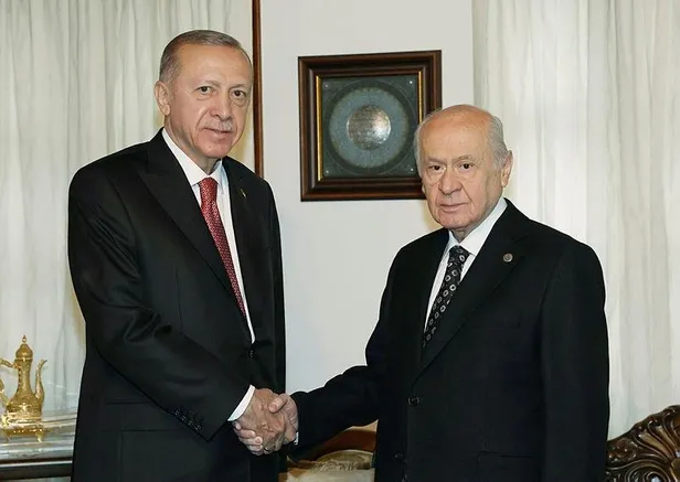 Başkan Erdoğan'dan MHP Genel Başkanı Devlet Bahçeli'ye ziyaret! Masada hangi konular var?-6