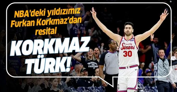Korkmaz Türk! NBA’deki yıldızımız Furkan Korkmaz’dan resital