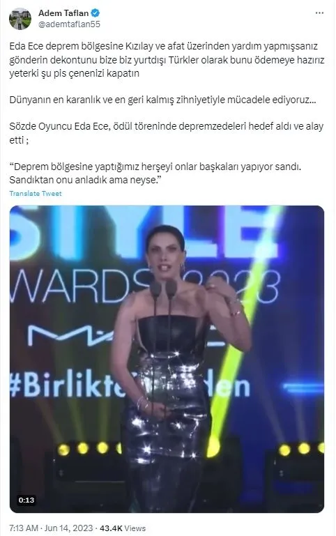 Rezillik! Sözde oyuncu Eda Ece, Başkan Erdoğan'a oy veren depremzedeleri hedef aldı! Tepkiler çığ gibi büyüdü-18