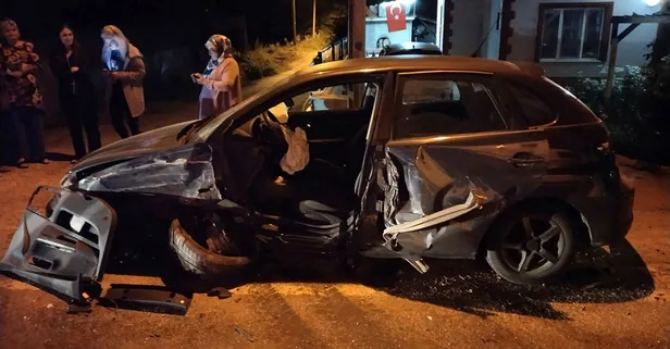 Son dakika: Sinop'ta iki otomobil çarpıştı: 2 yaralı