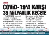 Covid-19’a karşı 35 milyarlık reçete