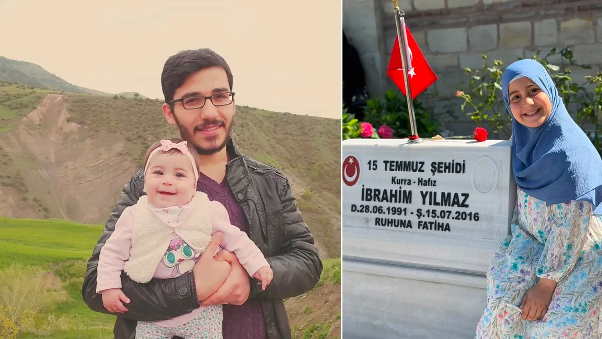 Hatice Hifa Yılmaz 15 Temmuz şehidi babası İbrahim Yılmaz'ın izinde: "Seninle aynı mertebede olmak için hafız olmak istiyorum"