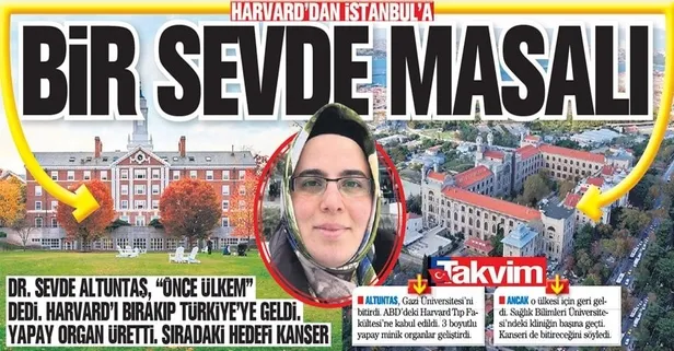Dr. Sevde Altuntaş, "Önce ülkem" dedi: Harvard'ı bırakıp Türkiye'ye geldi yapay organ üretti