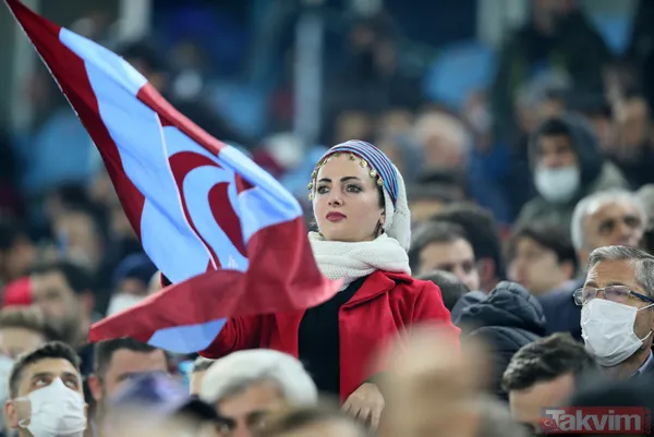 Lider Trabzon'a taraftarından tam destek! Trabzonspor - Gaziantep FK maçından renkli görüntüler... - 8