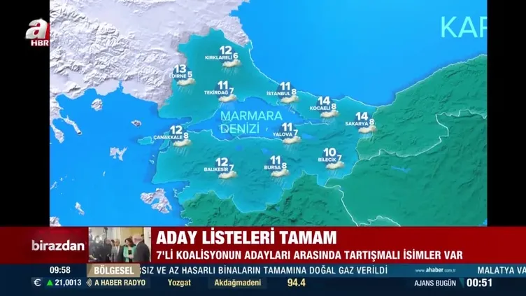 Meteoroloji'den 15 il için sarı kodlu uyarı!