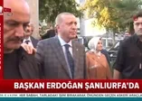 Başkan Erdoğan'a Şanlıurfa'da sevgi seli!
