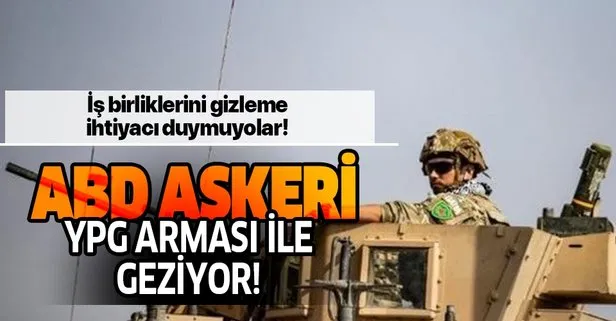 ABD askerleri YPG arması taktı