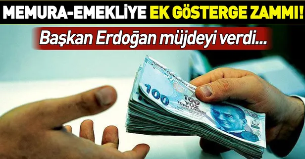 Memura-emekliye ek gösterge zammı!