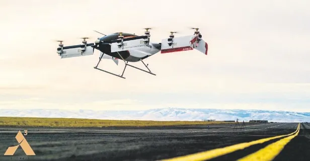 Sürücüsüz taksi havalandı