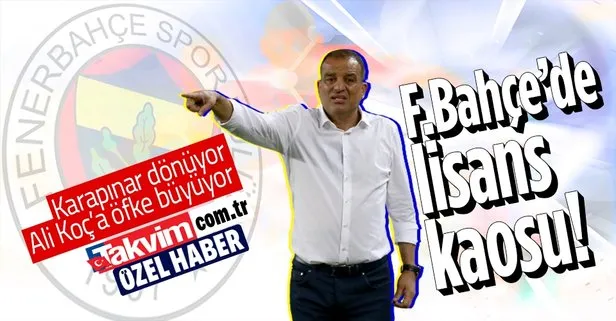 Fenerbahçe’de lisans kaosu! Tahir Karapınar geri dönüyor Ali Koç’a tepki büyüyor