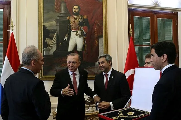 Başkan Erdoğan'a Paraguay Devlet Nişanı verildi