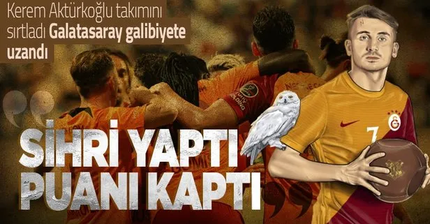 Son dakika: Galatasaray’da Kerem Aktürkoğlu şov! Kasımpaşa’yı 3 golle geçtiler
