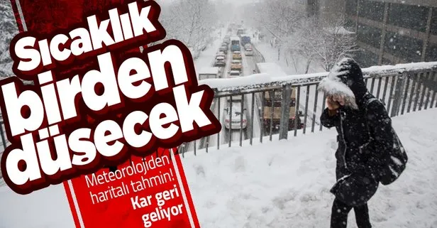 Meteorolojiden flaş tahmin! Bir günde düşecek
