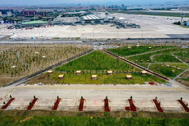 Başkan Erdoğan hizmete aldı: Atatürk Havalimanı Millet Bahçesi'nin ilk etabı açıldı! 10 bin 81 ağaç 41 bin bitki dikildi-8