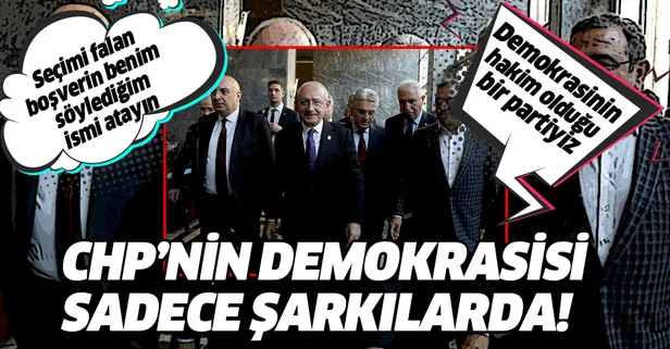 CHP'nin demokrasi balonu da patladı! Kırklareli ilçe kongre seçimlerine Kılıçdaroğlu talimatlı atama!