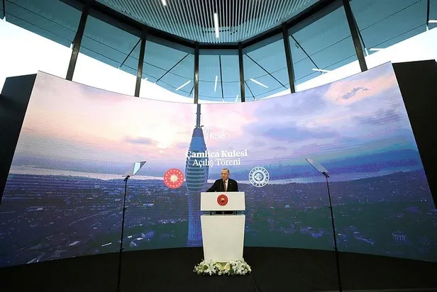 SON DAKİKA: Başkan Erdoğan'dan Çamlıca Kulesi'nin açılışında önemli açıklamalar-6