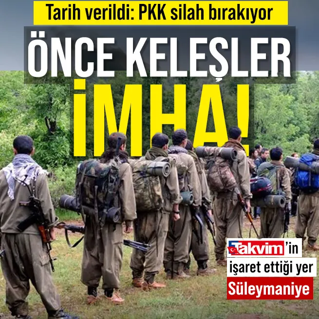 Tarih verildi! PKK silah bırakıyor… O bölge işaret edildi