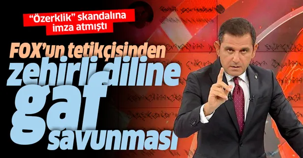 FOX'un tetikçisi Fatih Portakal'dan "yerel hükümet" skandalına gaf savunması