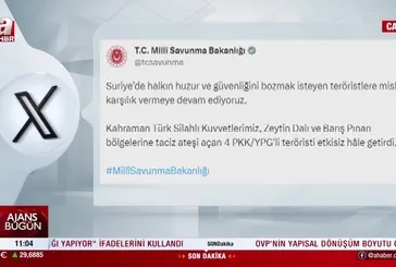 MSB açıkladı! 4 terörist etkisiz hale getirildi