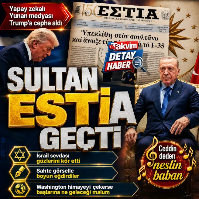 İsrail güdümlü Yunan basınında F-35 hezeyanı: Estiadan Trumpa sahte görselle algı