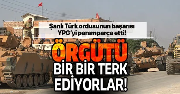 YPG’yi bir bir terk ediyorlar!