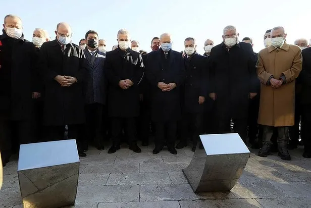 MHP Genel Başkanı Devlet Bahçeli, Kızılcahamam'daki Ülkücü Şehitler Anıtı'nı ziyaret etti-1