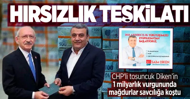 CHP'li tosuncuk Saim Diken mağdurları savcılığa koştu! 1 milyarlık vurgun ortaya çıktı
