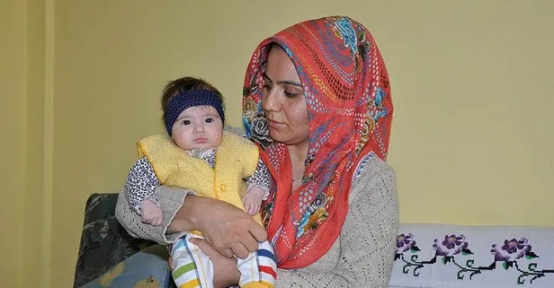 Beş aylık Eslem bebek, yardım eli bekliyor