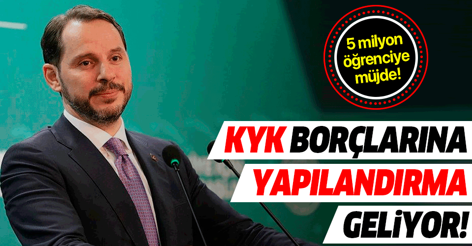 Gençlere müjde! KYK borçlarına yapılandırma geliyor...