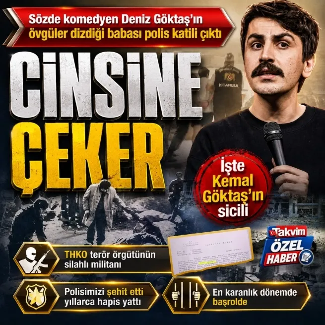 Dini değerlere saldıran Deniz Göktaş’ın babası polis katili çıktı | Tescilli THKO teröristi