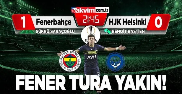 Muhammed Gümüşkaya attı Fener kazandı! Fenerbahçe 1-0 HJK Helsinki | MAÇ SONUCU