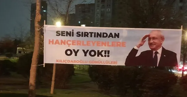 Kemalciler Ekrem’e kaybettirmek için saha çalışmalarına başladı! İstanbul’da Kılıçdaroğlu fotoğraflı ‘Hançercilere oy yok’ afişleri