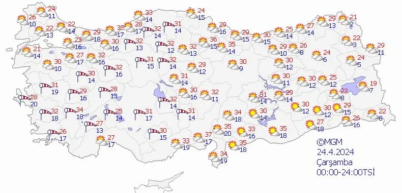 Meteoroloji ve Bakanlık saat vererek uyardı! Sıcaklıklar mevsim normallerinin 15 derece üstüne çıkacak! Toz yağacak | HAVA DURUMU-12