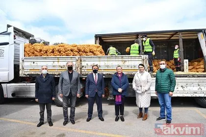 Başkan Erdoğan talimat vermişti! Çiftçiden alınan patatesler ihtiyaç sahibi vatandaşlara dağıtılmaya başlandı