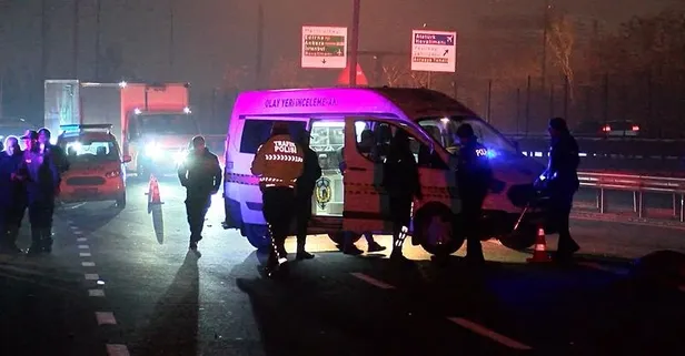 Küçükçekmece D-100’de korkunç kaza! Yan yolda otomobilin çarptığı kadın hayatını kaybetti