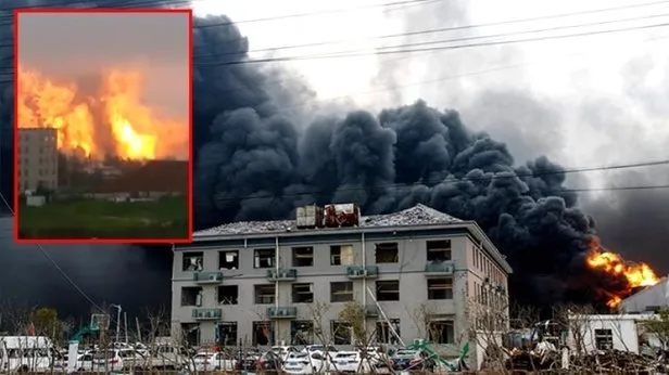 Çin'de dev fabrikada korkunç patlama 47 kişi öldü yüzlerce yaralı