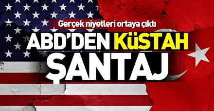 ABD'den masada küstah şantaj