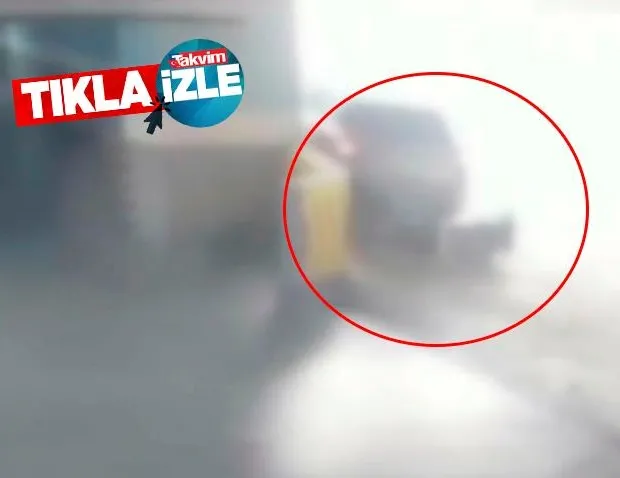 Otoparkta korkunç son! O anlar kamerada