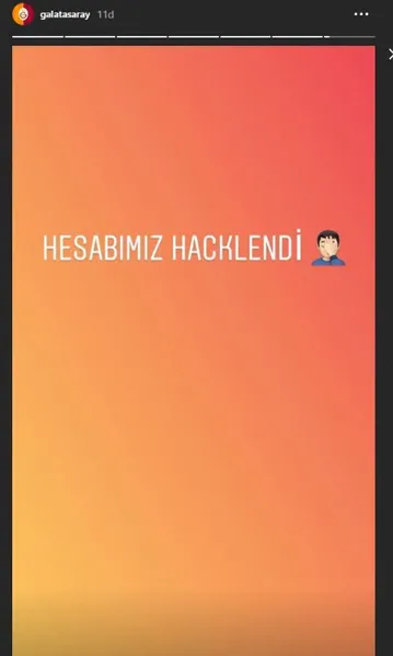 Son dakika haberi: Fenerbahçe derbisi öncesi Galatasaray'dan açıklama 'Hacklendik!'-1