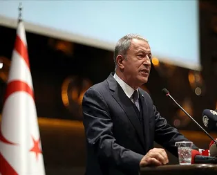 Milli Savunma Bakanı Hulusi Akardan tarihi Kıbrıs mesajı: Yaşama şansı yok!