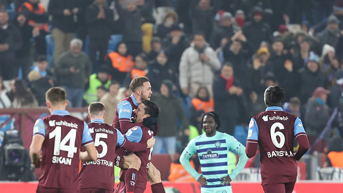 Fırtına kupada turladı! Trabzonspor - Çaykur Rizespor: 5-2 | MAÇ SONUCU