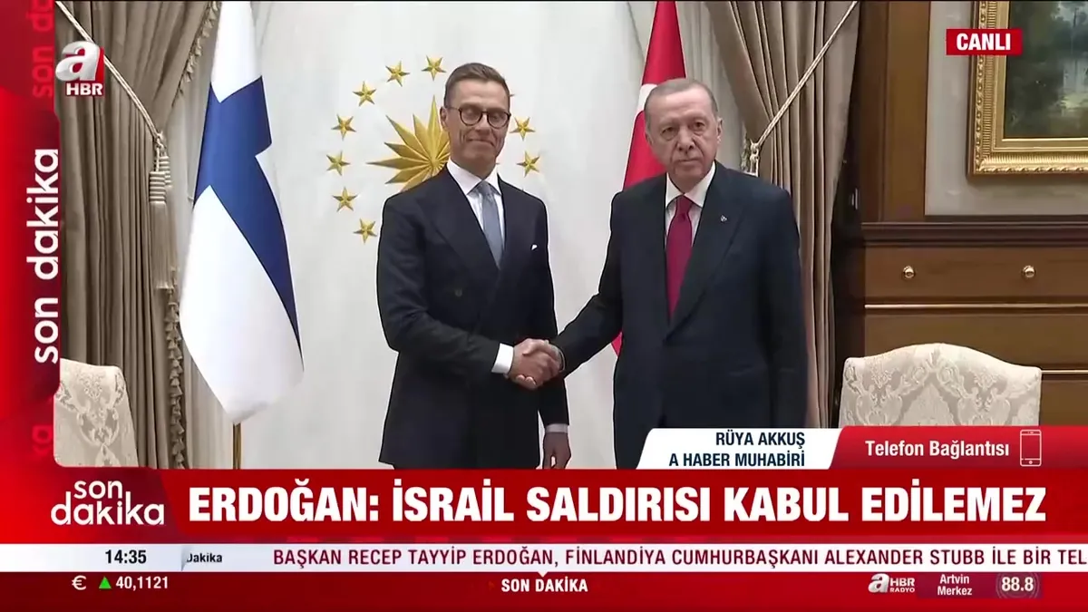 Başkan Erdoğan: İsrail'in saldırısı kabul edilemez