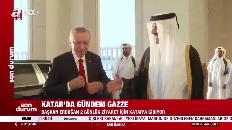 Başkan Erdoğan Katar'a gidiyor!