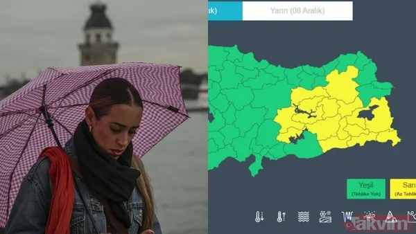 Meteoroloji'den 22 ile sarı kod: Sağanak, kar, fırtına birlikte geliyor! Akdeniz sistemi devrede - 1
