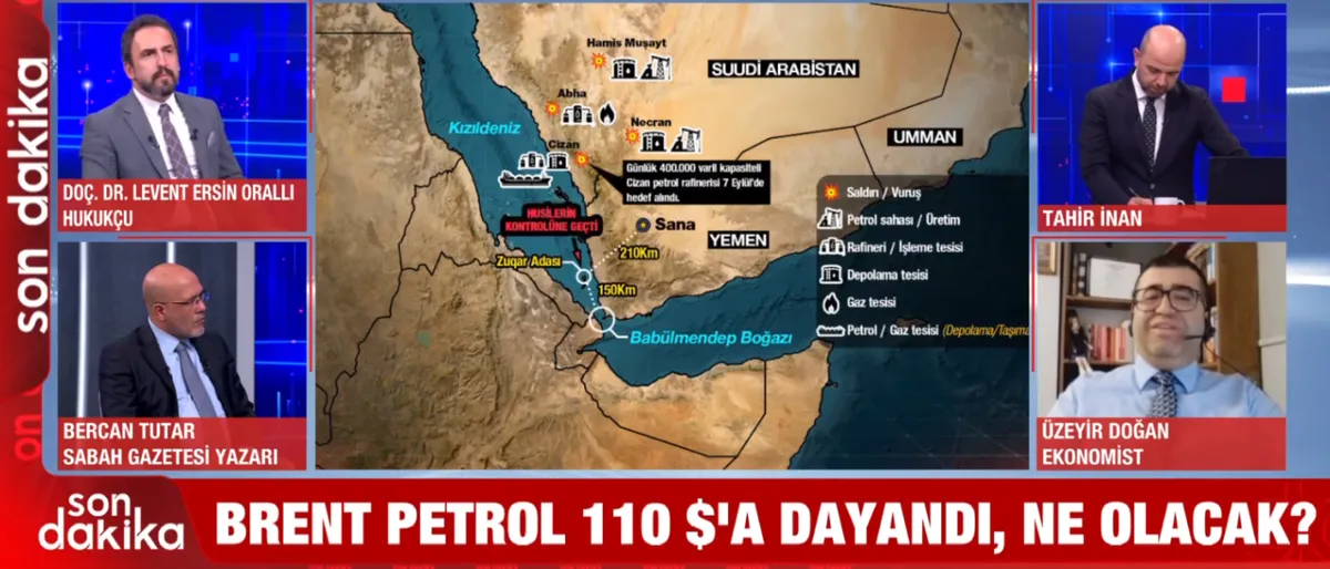 brent-petrol-110-dolara-dayandi-120-dolar-asilirsa-yeni-panik-fiyatlamasi-baslayabilir-1789505778762.png A Haber canlı yayınında Üzeyir Doğan ve konuklar, Suudi Arabistan-Yemen haritası eşliğinde Brent petrolün 110 dolara yaklaşmasını değerlendiriyor.