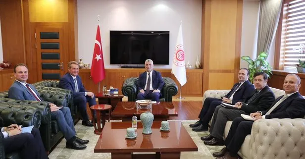 Ticaret Bakanı Ömer Bolat, ABD’nin Ankara Büyükelçisi Flake ile görüştü