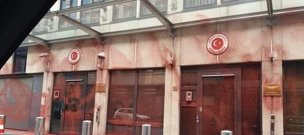 Büyükelçiliğe alçak saldırı!
