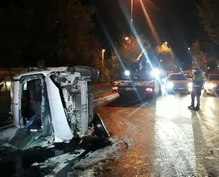 Şişli'de korkutan kaza:4 yaralı
